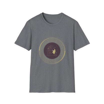 Astrological Moon Graphic Unisex Softstyle T-Shirt - Perfect for Cosmic Lovers