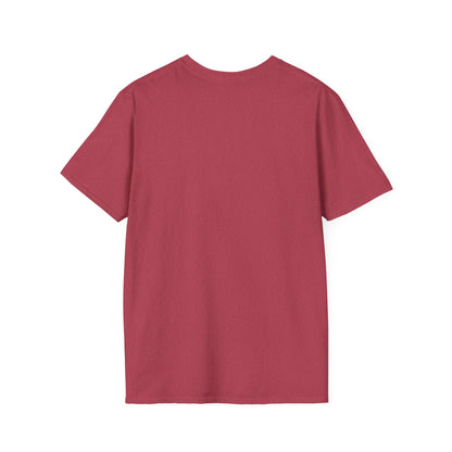 Peace, Love, & Nature Unisex T-Shirt - Softstyle Graphic Tee for Mindfulness and Eco Lovers, Relaxed Fit, Gift for Nature Enthusiasts