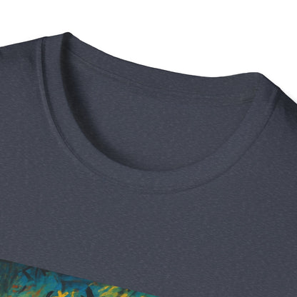 Dynamic Art Running T-Shirt - Inspired Fitness Gift, Activewear, Motivational Tee, Gift for Runners, Sports Apparel