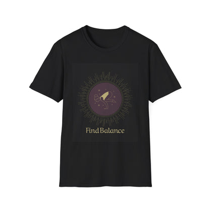 Find Balance Unisex Softstyle T-Shirt - Comfortable & Inspirational Apparel
