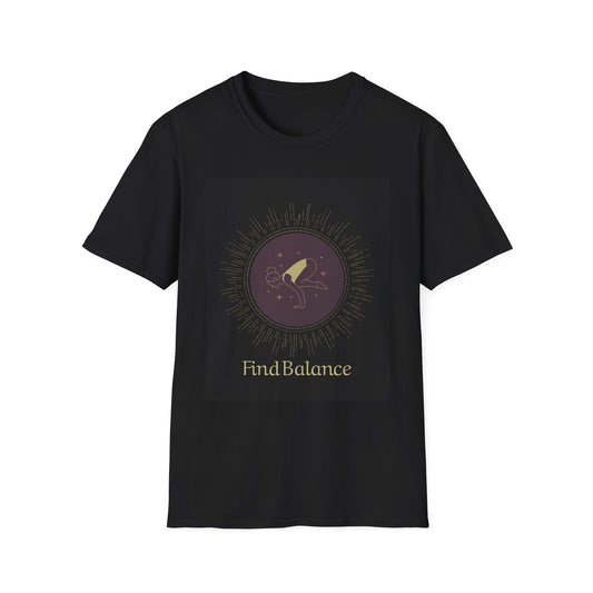 Find Balance Unisex Softstyle T-Shirt - Comfortable & Inspirational Apparel
