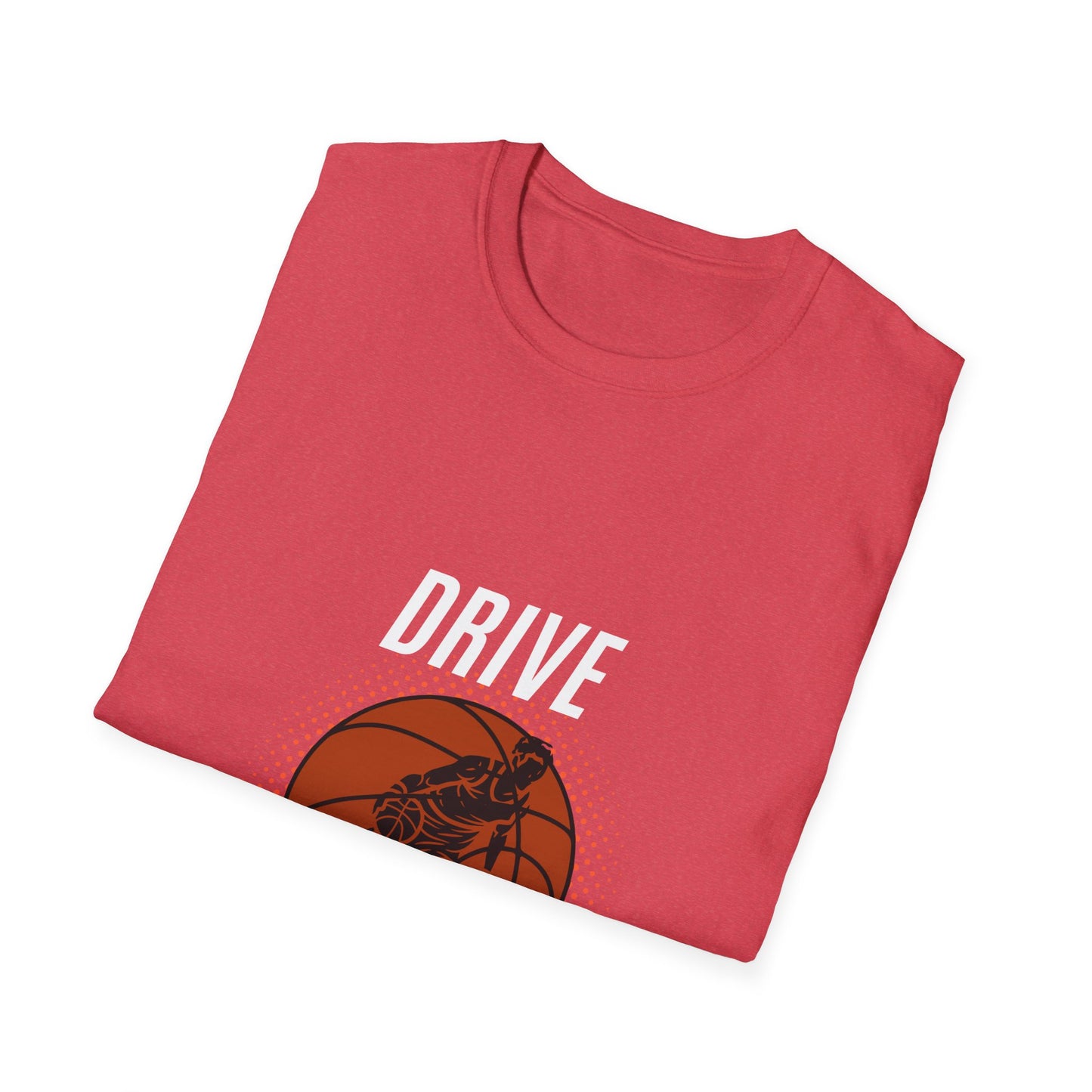 Drive the Lane Basketball T-Shirt - Unisex Softstyle Tee for Sports Lovers