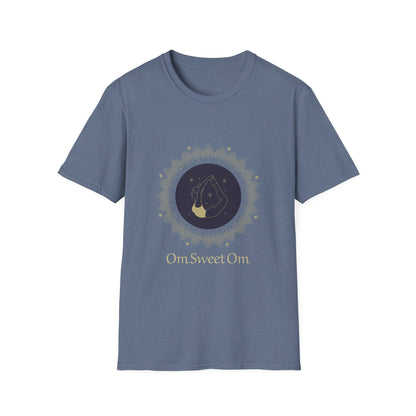 Unisex Softstyle T-Shirt - 'Om Sweet Om' Yoga Shirt, Meditative Vibes, Perfect Gift for Yoga Lovers