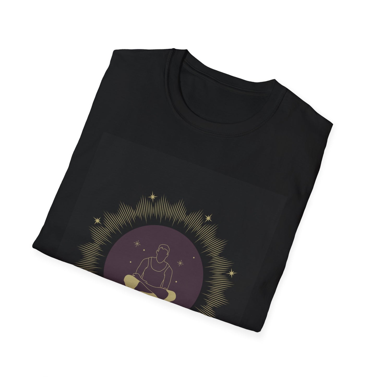 Zen Buddha Meditative T-Shirt | Unisex Softstyle Tee