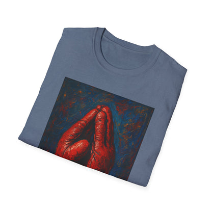 Artistic Boxing Gloves T-Shirt, Unisex Graphic Tee, Sports Apparel, Gift for Sports Lovers, Unique Statement Shirt