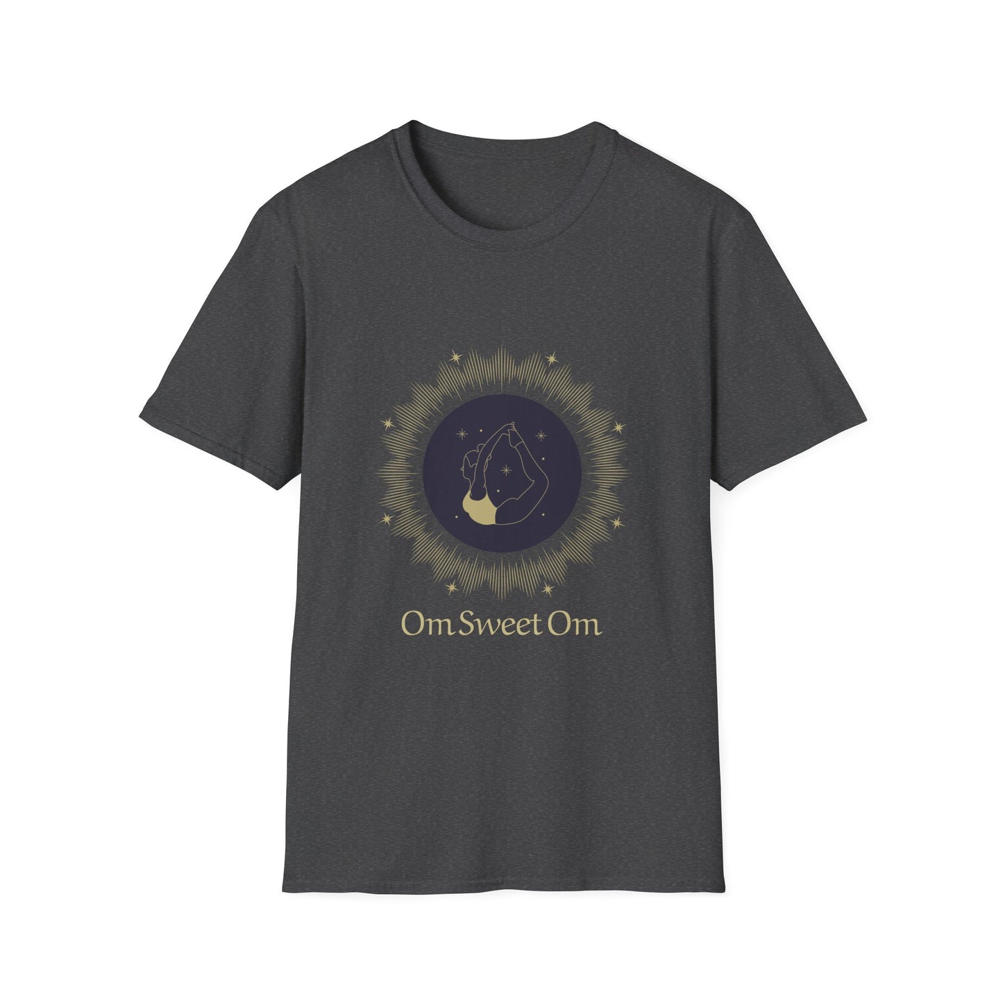 Unisex Softstyle T-Shirt - 'Om Sweet Om' Yoga Shirt, Meditative Vibes, Perfect Gift for Yoga Lovers