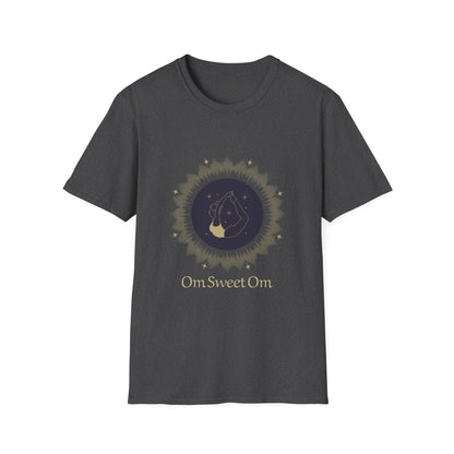 Unisex Softstyle T-Shirt - 'Om Sweet Om' Yoga Shirt, Meditative Vibes, Perfect Gift for Yoga Lovers