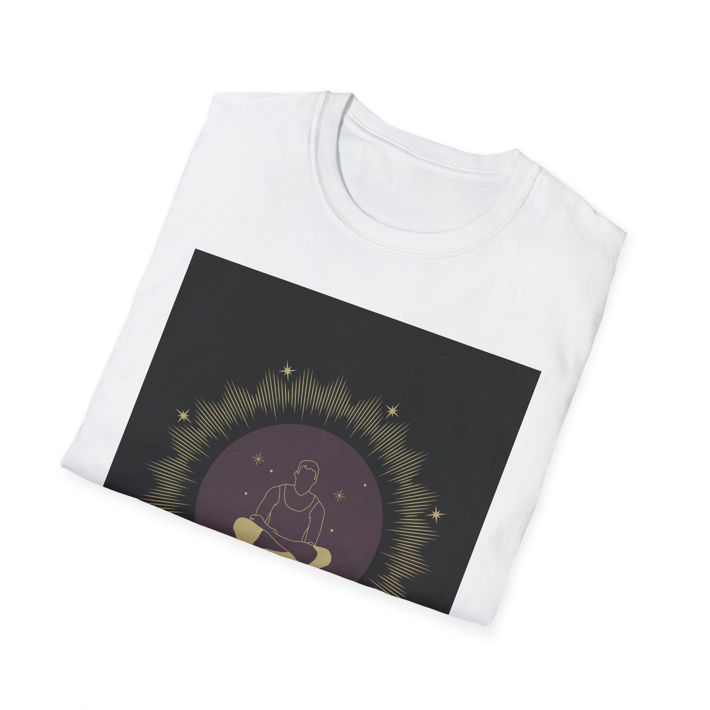 Zen Buddha Meditative T-Shirt | Unisex Softstyle Tee