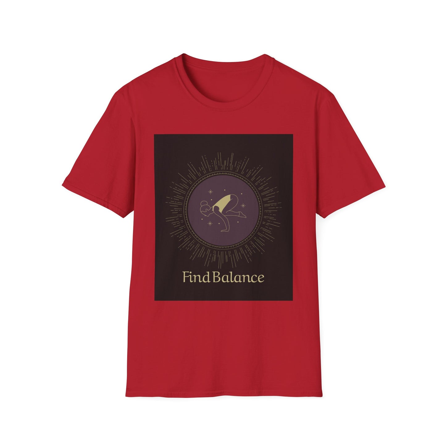Find Balance Unisex Softstyle T-Shirt - Comfortable & Inspirational Apparel