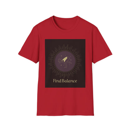 Find Balance Unisex Softstyle T-Shirt - Comfortable & Inspirational Apparel
