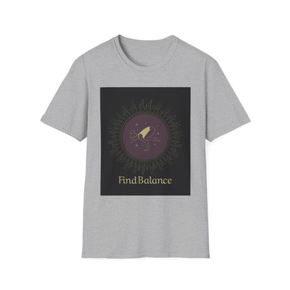 Find Balance Unisex Softstyle T-Shirt - Comfortable & Inspirational Apparel