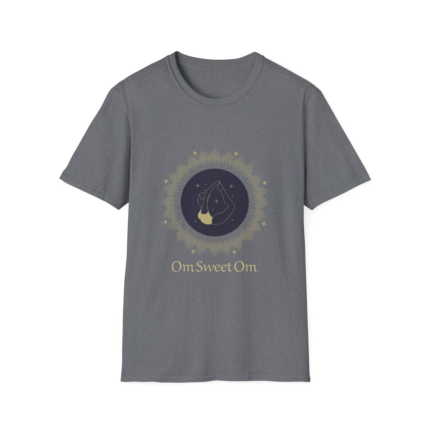 Unisex Softstyle T-Shirt - 'Om Sweet Om' Yoga Shirt, Meditative Vibes, Perfect Gift for Yoga Lovers