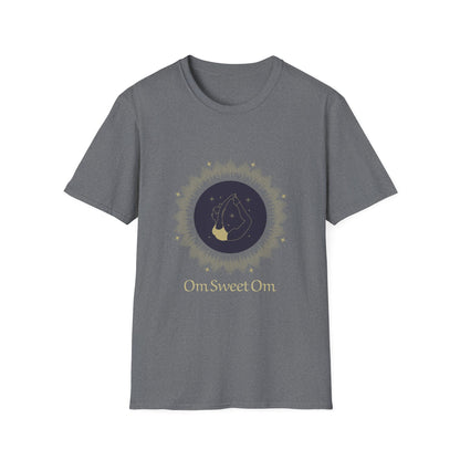 Unisex Softstyle T-Shirt - 'Om Sweet Om' Yoga Shirt, Meditative Vibes, Perfect Gift for Yoga Lovers