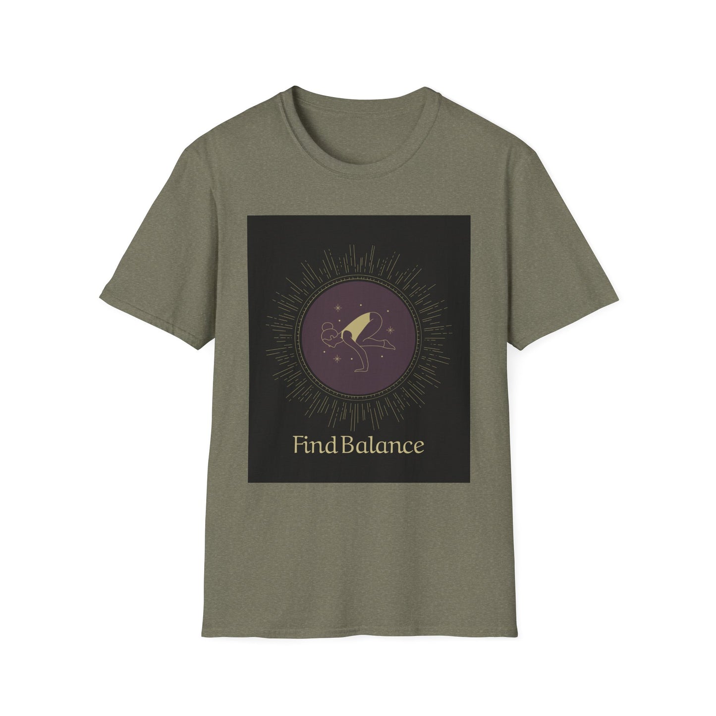 Find Balance Unisex Softstyle T-Shirt - Comfortable & Inspirational Apparel