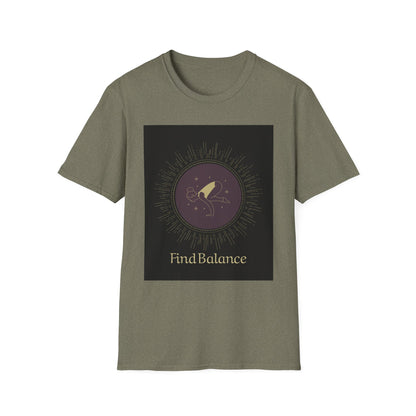 Find Balance Unisex Softstyle T-Shirt - Comfortable & Inspirational Apparel