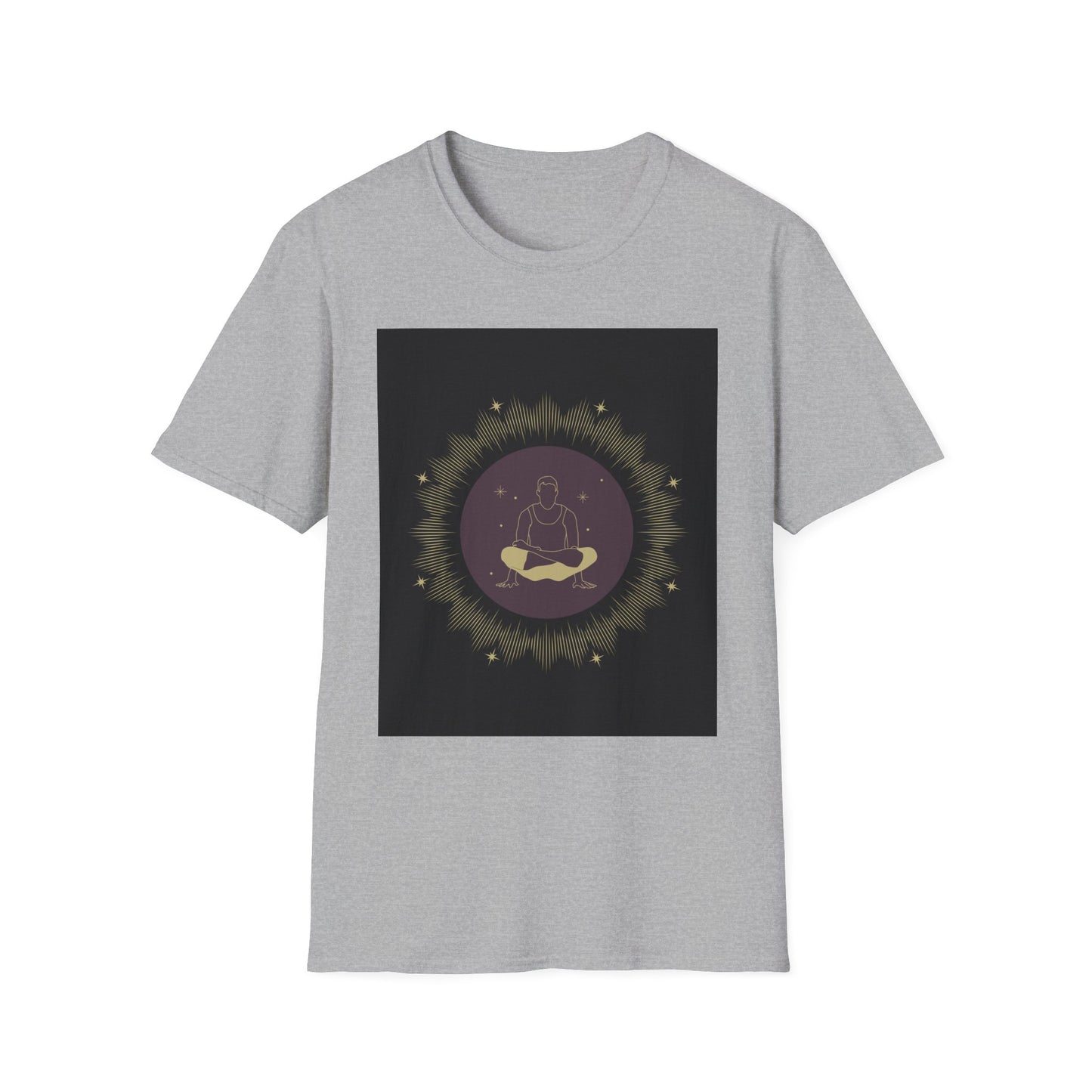 Zen Buddha Meditative T-Shirt | Unisex Softstyle Tee