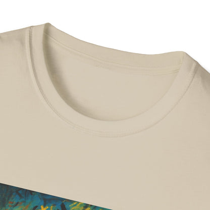 Dynamic Art Running T-Shirt - Inspired Fitness Gift, Activewear, Motivational Tee, Gift for Runners, Sports Apparel