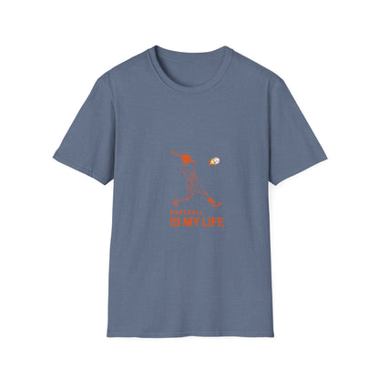 Baseball Is My Life Unisex T-Shirt, Perfect for Sports Lovers, Casual Wear, Gifts for Baseball Fans, Athletic Tee