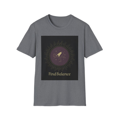 Find Balance Unisex Softstyle T-Shirt - Comfortable & Inspirational Apparel
