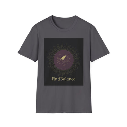 Find Balance Unisex Softstyle T-Shirt - Comfortable & Inspirational Apparel
