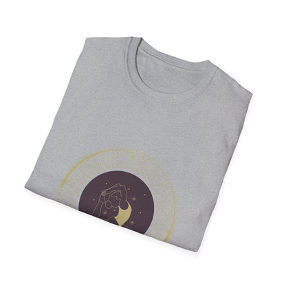 Astrological Moon Graphic Unisex Softstyle T-Shirt - Perfect for Cosmic Lovers