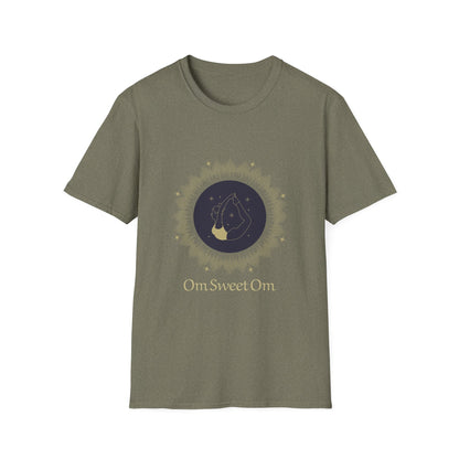Unisex Softstyle T-Shirt - 'Om Sweet Om' Yoga Shirt, Meditative Vibes, Perfect Gift for Yoga Lovers