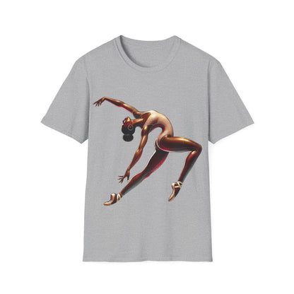 Unisex Dance Art T-Shirt - Inspirational Gift for Dancers, Athletes, Fitness Lovers, Birthday, Dance Events, Stylish Casual Wear